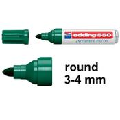 Permanent marker 3 - 4mm | Edding 550 | green image