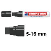 Permanent marker 5 - 16mm chisel | Edding 850 | black image
