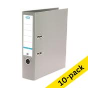 A4 lever arch file (80mm) | polypropylene | Elba Smart Pro+ grey | 10-pack image