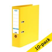A4 lever arch file (80mm) | polypropylene | Elba Smart Pro+ yellow | 10-pack image