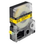 Epson LC-3YBW9 extra-adhesive black on yellow tape, 9mm (original Epson) image