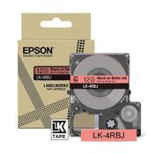 Epson LK-4RBJ black on red matte tape, 12mm (original Epson) image