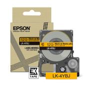 Epson LK-4YBJ black on yellow matte tape, 12mm (original Epson) image