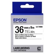 Epson LK 7WBN standard black on white tape, 36mm (original Epson) image