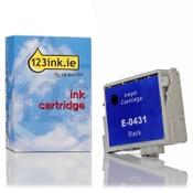 Epson T0431 high-capacity black ink cartridge (123ink version) image