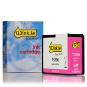 Epson T5806 light magenta ink cartridge (123ink version) image