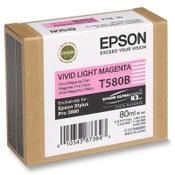 Epson T580B vivid light magenta ink cartridge (original Epson) image