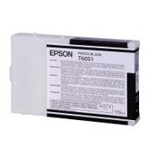 Epson T6051 standard capacity photo black ink cartridge (original Epson) image