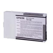 Epson T6138 standard capacity matte black ink cartridge (original) image