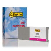 Epson T6143 high capacity magenta ink cartridge (123ink version) image