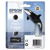 Epson T7608 matte black ink cartridge (original Epson) image