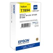 Epson T7894 high capacity yellow ink cartridge (original Epson) image