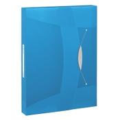 Elasticated folder 40mm (380 sheets) | Esselte Vivida transparent blue image