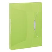 Elasticated folder 40mm (380 sheets) | Esselte Vivida transparent green image