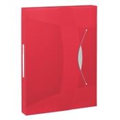 Elasticated folder 40mm (380 sheets) | Esselte Vivida transparent red image