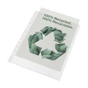 Punched pocket (A4, 11-hole) | 70µ | Esselte Recycle Maxi | 100-pack image