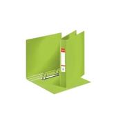 Esselte Vivida green A5 plastic binder with 2 O-rings image