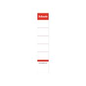 Esselte narrow cardboard back labels, 30mm x 158mm (100-pack) image