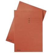 Esselte red A4 cardboard inlay folder with line printing and 10mm overlap (100-pack) image