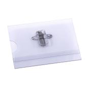 Name badge with comb-clip | 90 x 60mm | Europel | 24-pack image