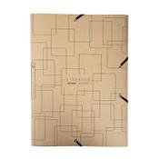 Cardboard elastomer folder | A4 | Exacompta Eterneco brown image