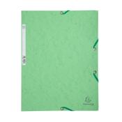 Elastomer folder A4 (3-flap) | lime green cardboard | Exacompta image