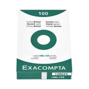 Index cards (100 x 150mm, lined) | Exacompta | 100-pack image