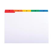 Tab card (A5, white) | Exacompta | 25-pack image
