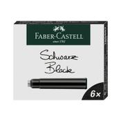 Fountain pen refill | black | Faber-Castell | 6-pack image