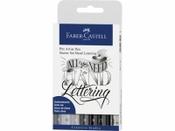 Faber-Castell Pitt Artist Pens drawing pens hand lettering starter set (8-pack) image