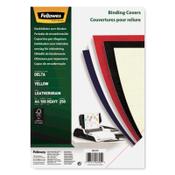Fellowes Leatherlook yellow A4 binding cover 250g (100-pack)