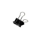 Foldback clip 19mm | black | 123ink | 12-pack