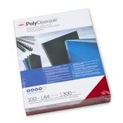 GBC IB387289 PolyOpaque red binding covers, 300 micron (100-pack)