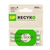 GP 950 ReCyko rechargeable AAA / HR03 Ni-MH batteries | 4-pack image