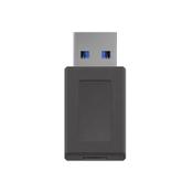 USB-A to USB-C adapter (USB 3.0) | Goobay | black image