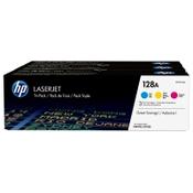 HP 128A (CF371AM) C/M/Y toner 3-pack (original HP) image