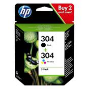 HP 304 (3JB05AE) black and colour cartridge 2-pack (original HP) image