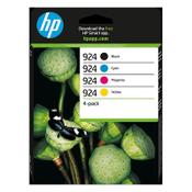 HP 924 (6C3Z1NE) BK/C/M/Y ink cartridge 4-pack (original HP) image