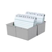 Index card box (A7, light grey) | HAN image