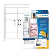 Herma 8018 crystal clear A4 transparent labels, 96 x 50.8mm (250 labels)