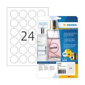 Herma 8023 crystal clear A4 transparent labels, ø 40mm (600 labels)