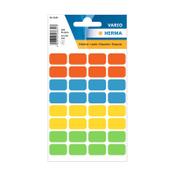 Label multi-purpose sticker sheets 12mm x 18mm | assorted colours | Herma 3631 | 160 labels image