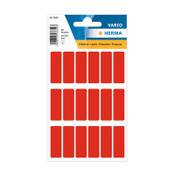 Label multi-purpose sticker sheets 12mm x 34mm | red | Herma 3651 | 90 labels image