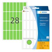 Label multi-purpose sticker sheets 13mm x 40mm | green | Herma 2365 | 896 labels image
