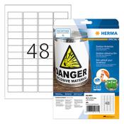 Label weatherproof foil sticker sheets 45.7mm x 21.2mm | Herma 9531 | 480 labels