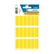 Multi-purpose labels (12 x 34mm, yellow) | Herma 3651 | 90 labels image