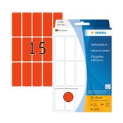 Multi-purpose labels (20 x 50mm, red) | Herma 2416 | 360 labels image