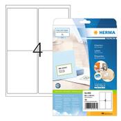 Herma Premium 4503 white A4 permanent adhesive labels, 99.1mm x 139mm (100 labels) image