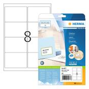 Herma Premium 5077 white A4 permanent adhesive labels, 99.1mm x 67.7mm (200 labels) image