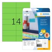 Removable labels (105 x 42.3mm, green) | Herma 5061 | 280 labels image